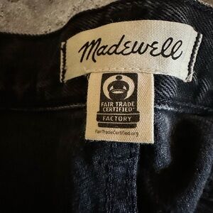 Madewell Black Fair Trade Certified Jeans